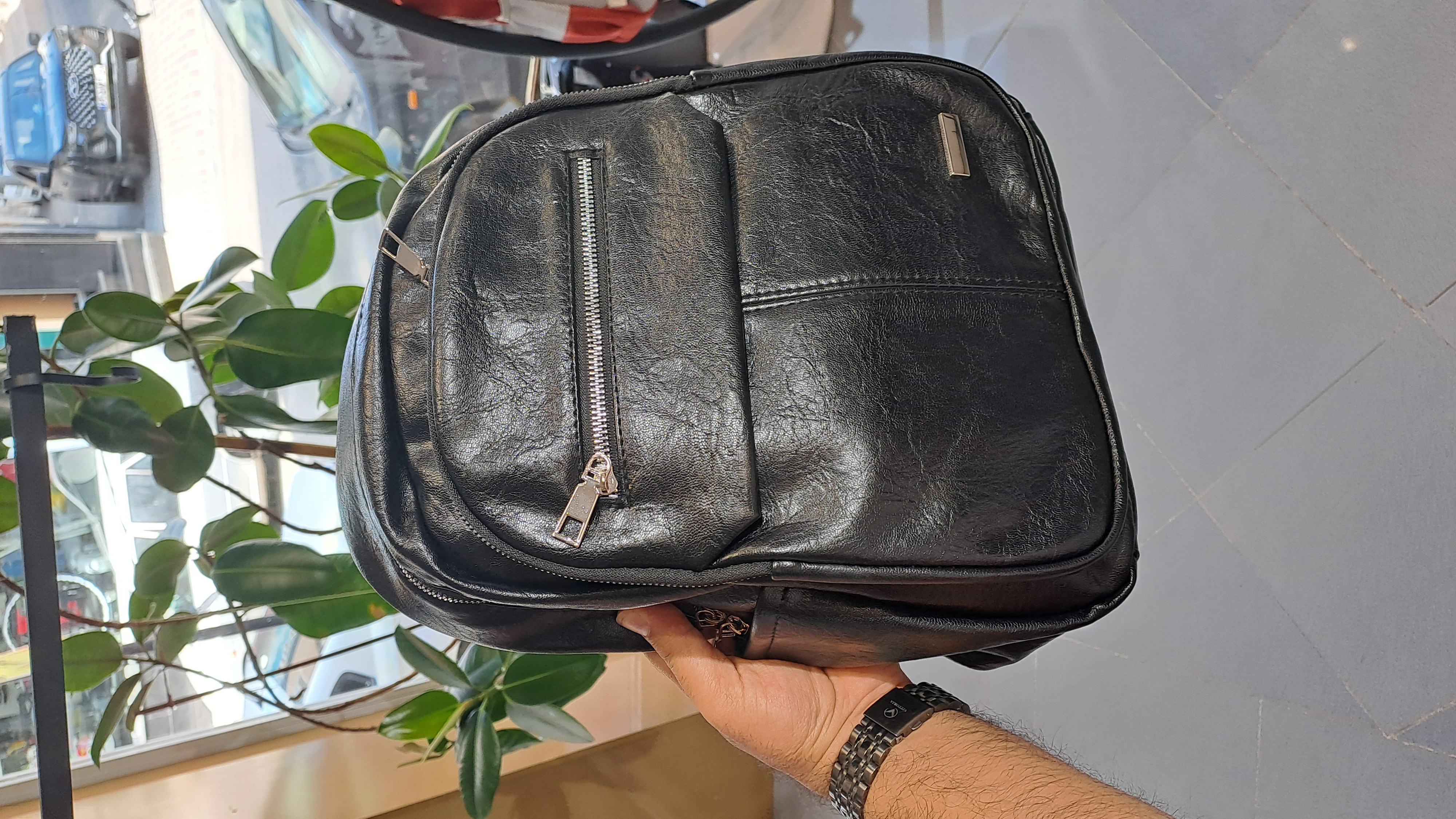 کوله چرم درجه ۱ دانشجویی